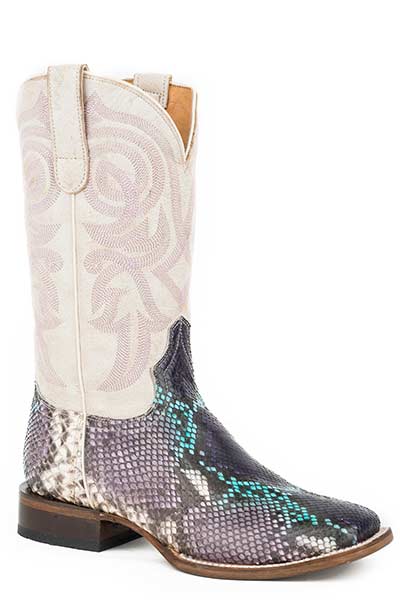 Roper Ladies Multi Color Snake Skin Boot 09 021 6500 8144 Mt Holly Supply Co Inc