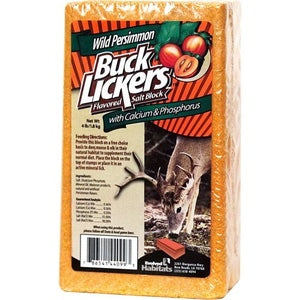 Deer Buck Lickers Wild Persimmon 4lb Brick #08622019