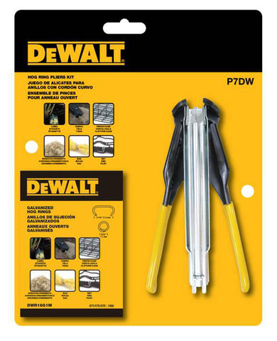 Dewalt Hog Ring Pliers Kit #22680058