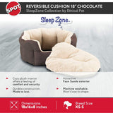 SLEEP ZONE REVERSIBLE CUSHION CUDDLER #690505