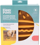 ZIPPYPAWS HAPPY BOWL SLOW FEEDER BURGER #073156