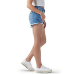 Wrangler Women's Retro High Rise Frayed Hem Cut-Off Shorts #2328362