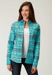 Roper Ladies Blue Horizon Aztec Shirt #03-050-0064-0320