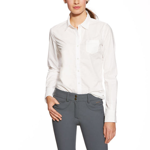 Ariat Ladies Kirby Shirt White #10013056