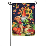 Harvest Gnome Garden Suede Flag #14S9365