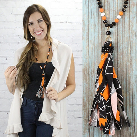 Necklace Halloween Tassle  #72603