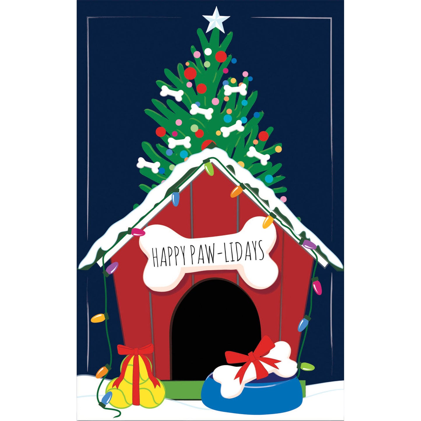 Holiday Dog House Garden Flag #169205