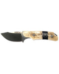 Hooey "Ram Horn Fixed Blade Skinner" Knife #HK300