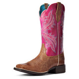 Ariat Women's West Bound Tan/Pink #10033979