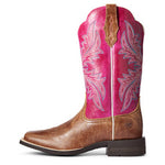 Ariat Women's West Bound Tan/Pink #10033979