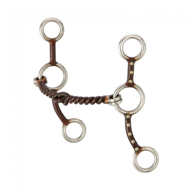 Kelly Silver Star Gag Twist Snaffle #25195