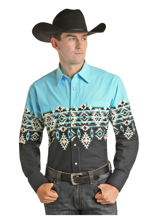 Panhandle Slim Men's Print Snap Shirt #30S6085