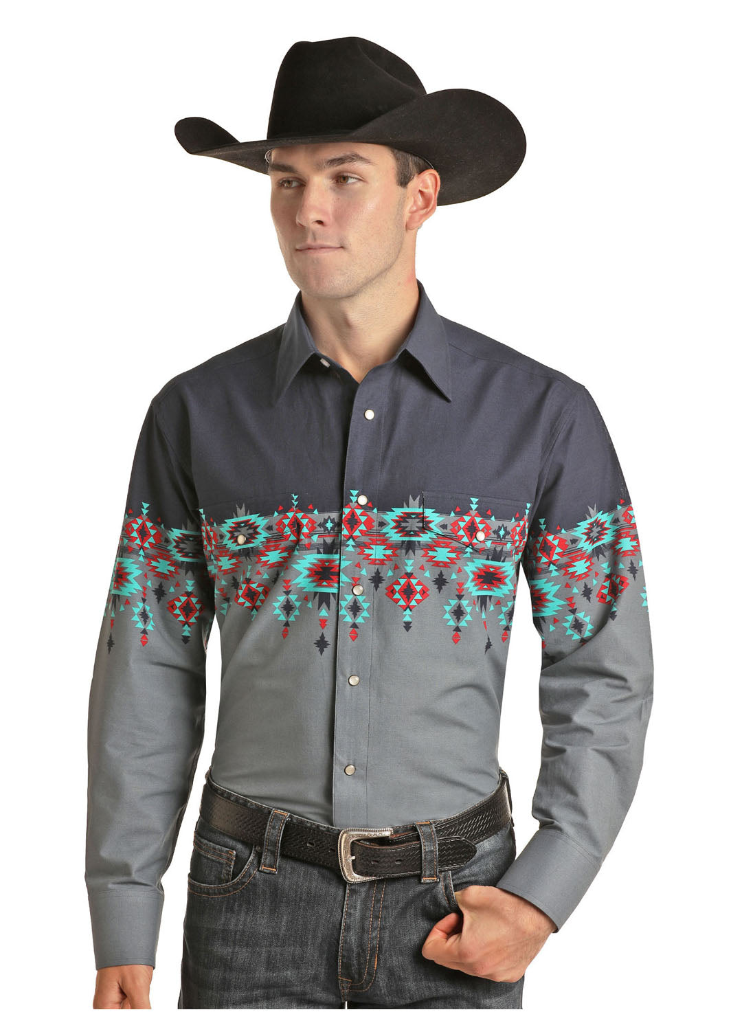 Panhandle Slim Men's Print Snap Shirt #30S6087