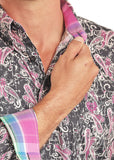 Panhandle Slim Men's Pink Paisley Shirt #36S1566