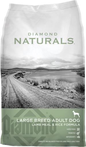Diamond Naturals Large Breed Adult Lamb Meal & Rice Formula Dry Dog Food, 40-lb bag #50438403