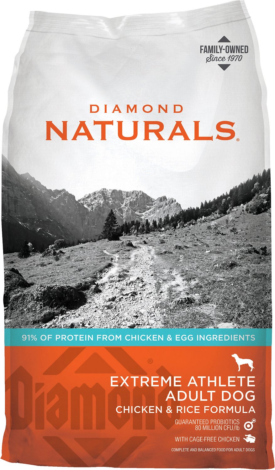 Diamond Naturals Extreme Athlete Formula Dry Dog Food 40 lb bag