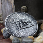 Christian Cowboy Attitude Belt Buckle #61304