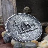 Christian Cowboy Attitude Belt Buckle #61304