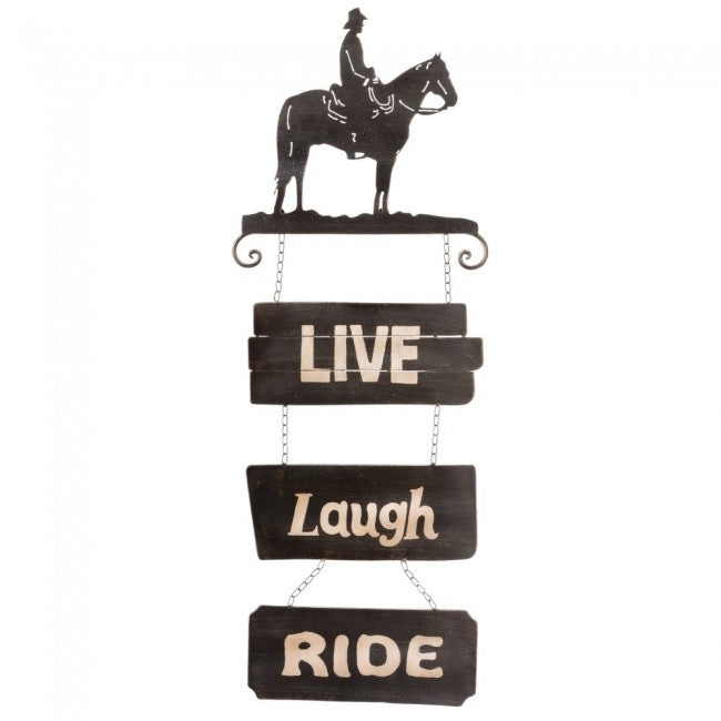 Cowboy Sign Live/Laugh/Ride #87-1912