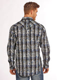 Rock & Roll Cowboy Men's Long Sleeve Snap Shirt #B2S8406