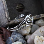 Equestrian Heart Cuff Bracelet #BC2504