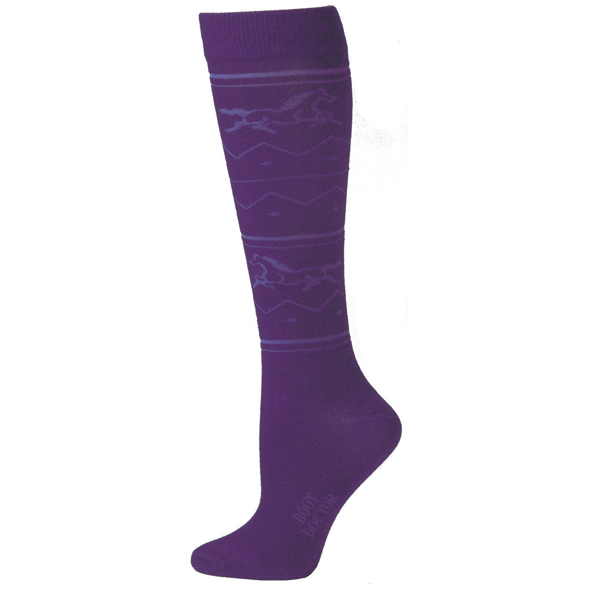 BOOT DOCTOR LADIES OTC HORSE PURPLE SOCK #0416516