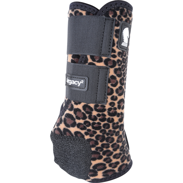 Classic Equine Legacy 2 Front Boots Cheetah  #CLS10218CP