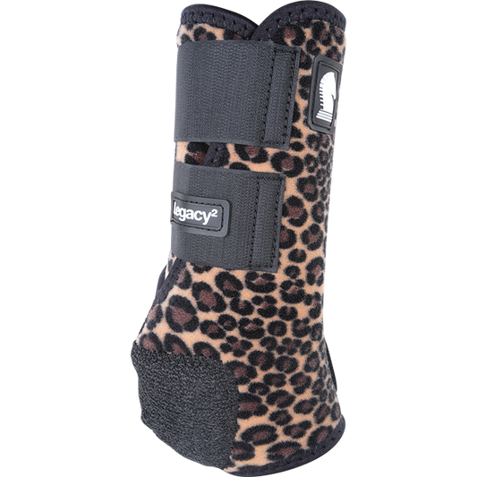 Classic Equine Legacy 2 Front Boots Cheetah  #CLS10218CP