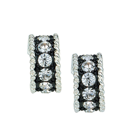 Crystal Shine Small Hoop Earrings #ER1032