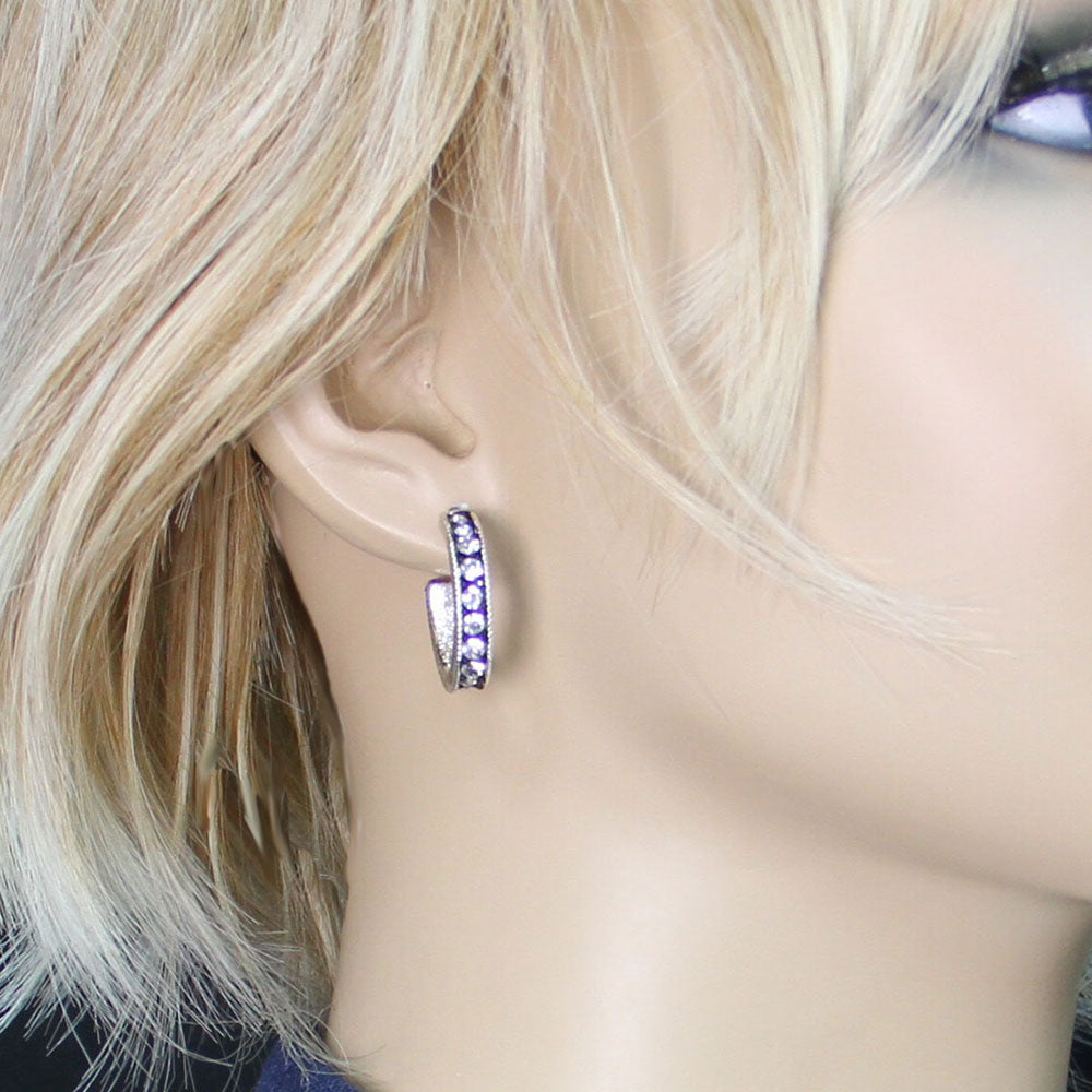 Crystal Shine Cuff Earrings #ER1132