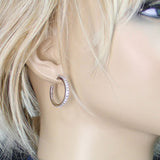 Milky Way Hoop earrings #ER2237