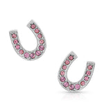 Pink Ice Stuck on Luck Earrings #ER808PK