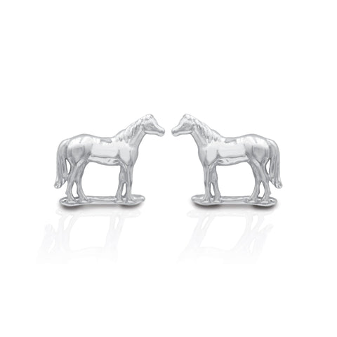 KELLY HERD HALTER HORSE EARRINGS - STERLING SILVER #ERHALTER