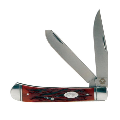 Hooey "JIG BONE" TRAPPER CARAMEL Knife #HK132