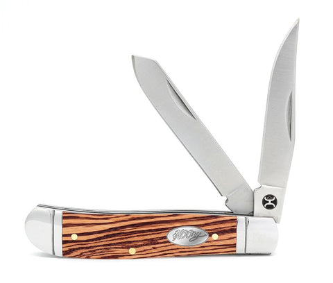 Hooey "ZEBRA WOOD TRAPPER" #HK128-02