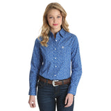 Wrangler Ladies George Strait Long Sleeve Shirt #LGSB658