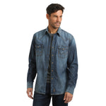 Wrangler Men's Denim Retro Shirt #MVR458D