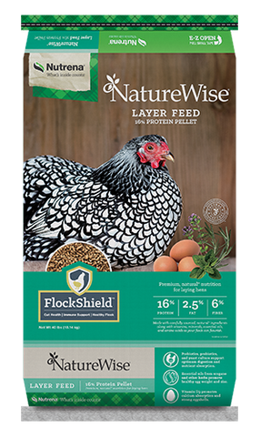 Nutrena NatureWise Feather Fixer Chicken Feed, 40 lb., #91591