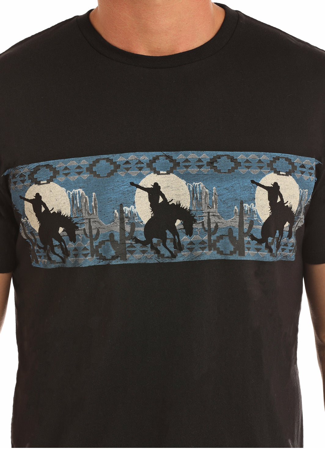 Rock and Roll Bronc Rider Tee #P9-1100