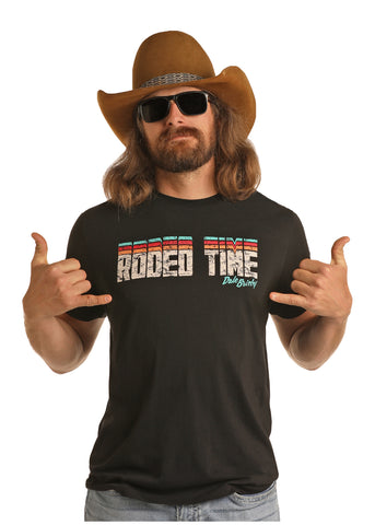 Dale Brisby Black Rodeo Time Graphic Tee #P9-6506