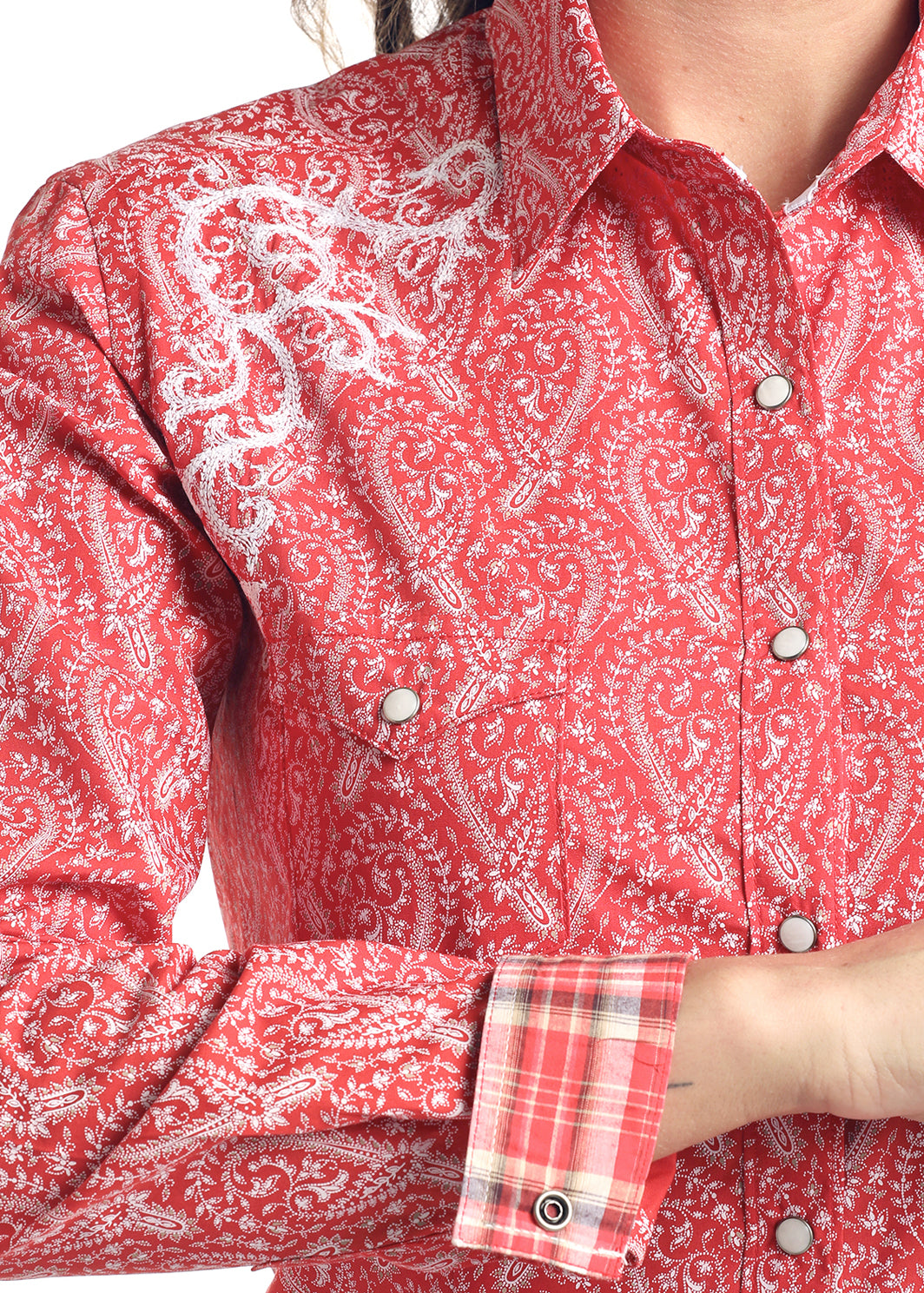 Rock & Roll Cowgirl Paisley Shirt #R4S9402