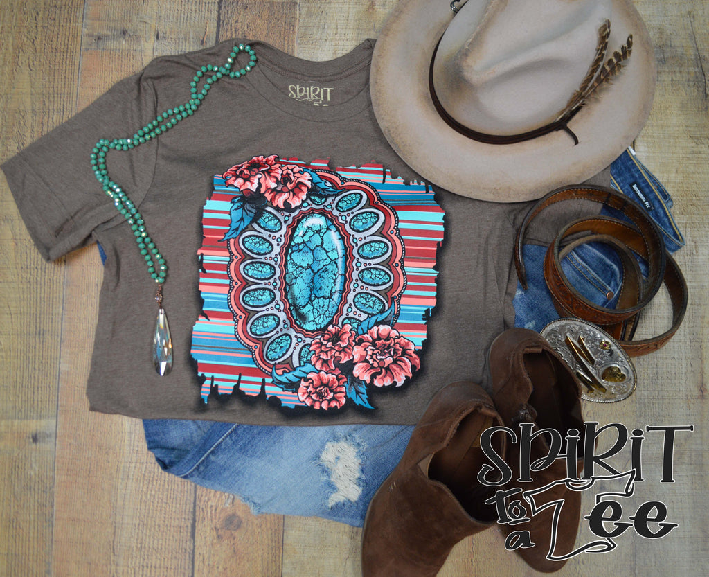 Shirt Turquoise Concho #68W