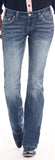 Rock and Roll Riding Bootcut Extra Stretch Jeans #W7-2519