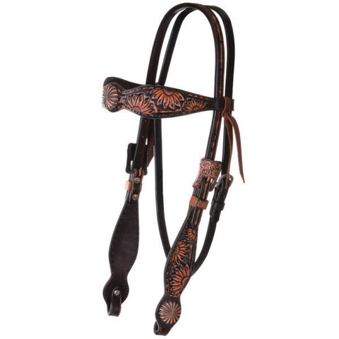 Circle Y SUNFLOWER BROWBAND HEADSTALL #X0210-1001