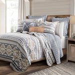 DESERT SAGE REVERSIBLE QUILT SET KING #QW1939-KG-OC