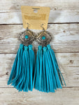 EARRING  Turquoise Tassel #ER-1586TQ