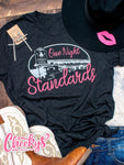 Shirt One Night Standards Unisex Tee on Vintage Black  #AU177-23