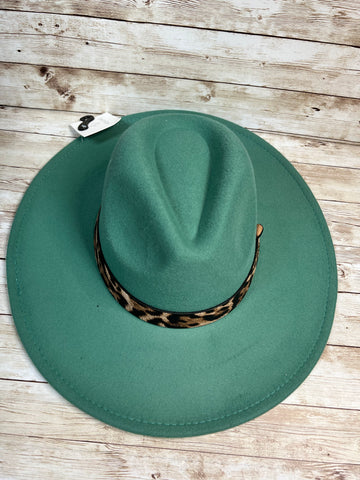 Hat Panama Leopard Band  #CHB-AH12