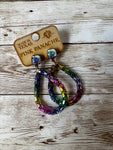 Earring Rainbow Tears  #806-1CNCR077