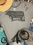 Shirt Don't Bullshit Me Darlin' Unisex Tee on Gravel Road  #AU204-38